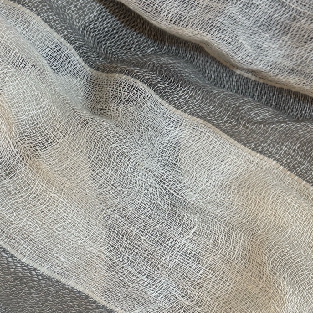 Paper Lace Lagenlook Boho 100% Linen Open Front Cardigan Duster - Picture 14 of 15
